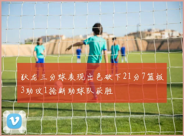 狄龙三分球表现出色砍下21分7篮板3助攻1抢断助球队获胜